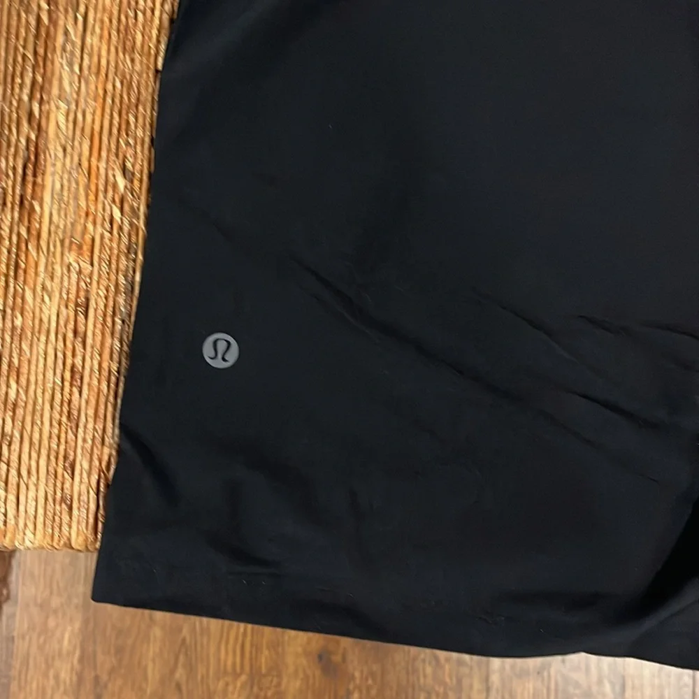 Lululemon Athletica Black Athletic Shorts with Drawstring Waistband - Picture 5 of 5